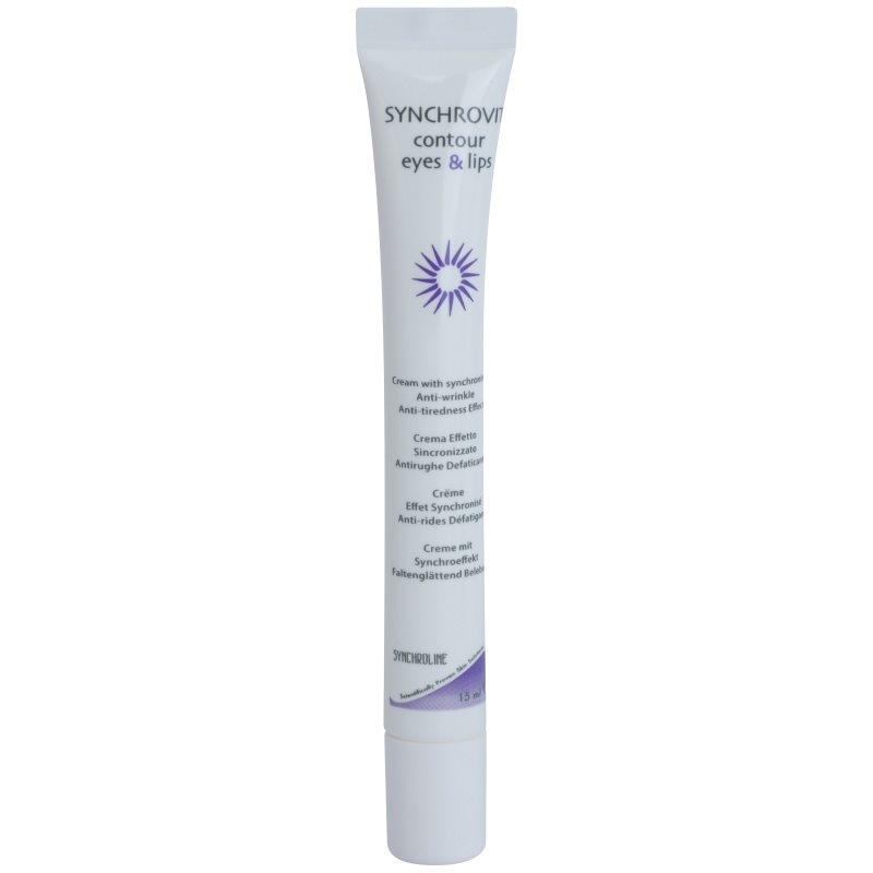 Synchroline Synchrovit Crema de reintinerire pentru ochi si buze (Contour Eyes & Lips, with Vitamin A, Vitamin E, Hyaluronic Acid and Alpha Bisabolol) 15 ml