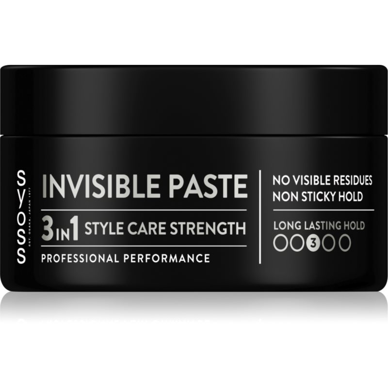 Syoss Invisible Hold pastă de styling transparentă pentru o fixare medie 100 ml