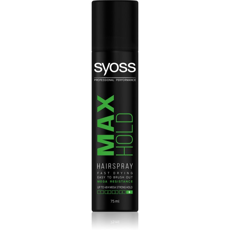 Syoss Max Hold Haarspray mit extra starker Fixierung mini 75 ml