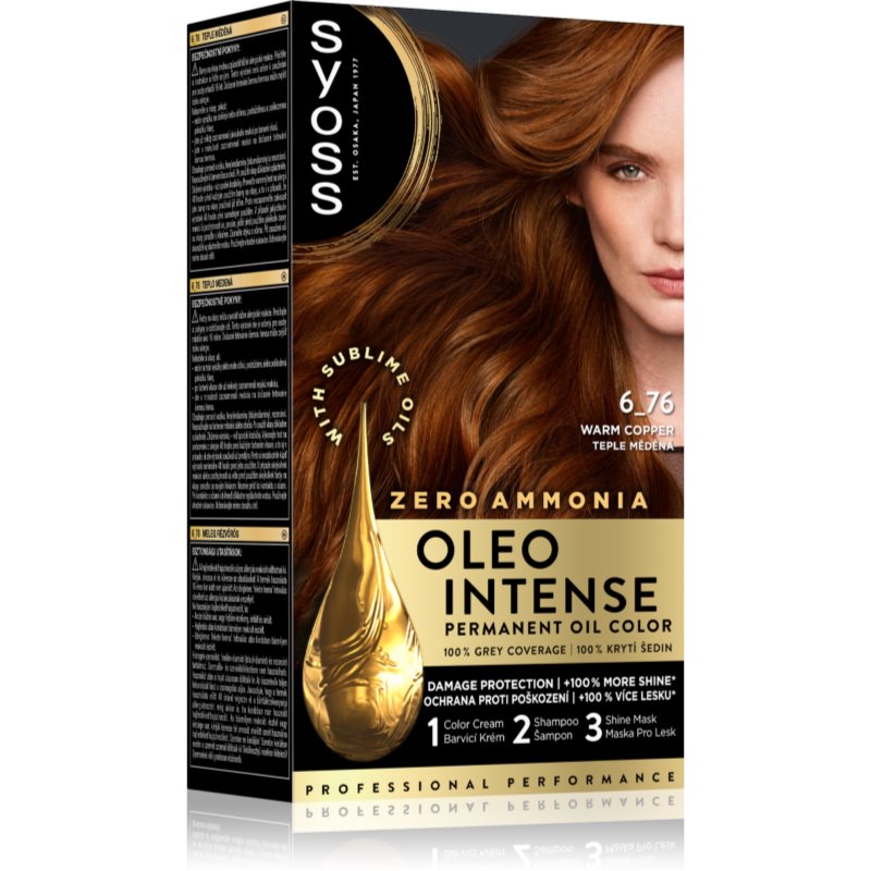 Syoss Oleo Intense Culoare permanenta pentru par cu ulei