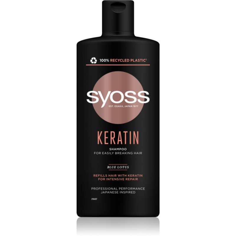 Syoss Intense Keratin sampon cu keratina împotriva părului fragil 440 ml