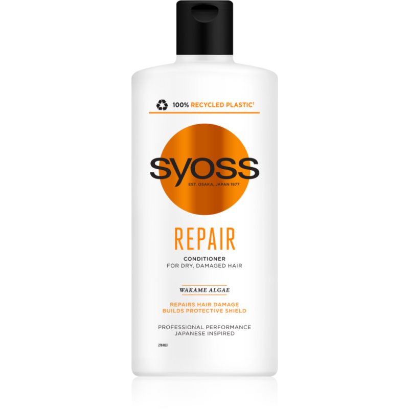 Syoss Intense Repair balsam regenerator pentru păr uscat și deteriorat 440 ml