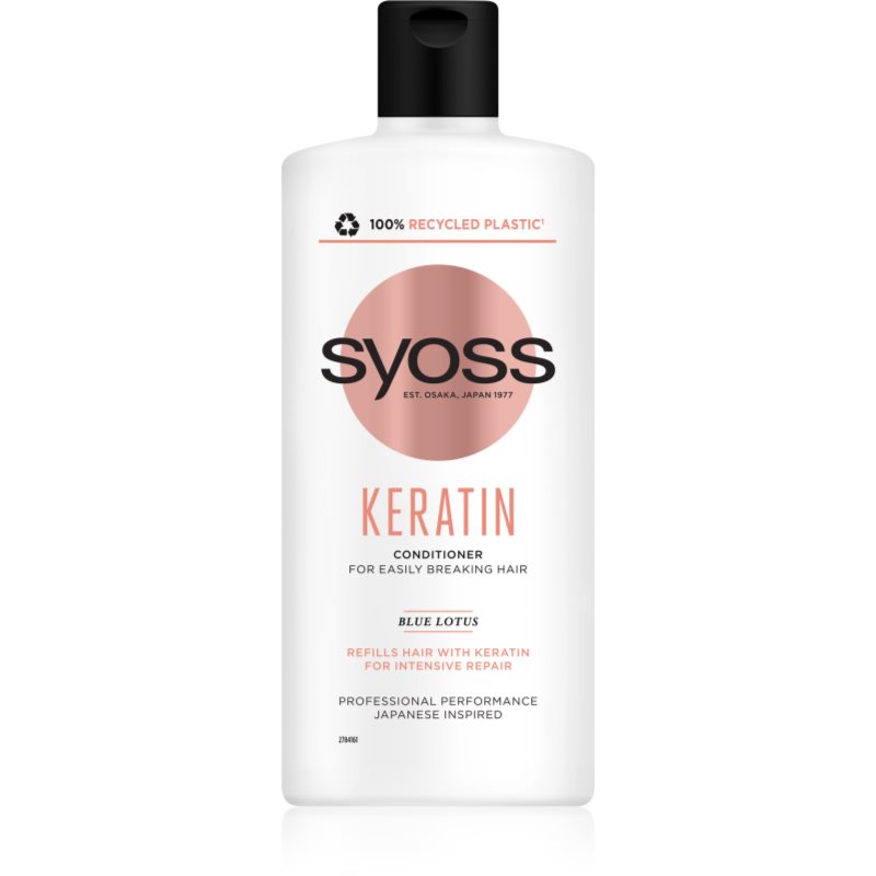 Syoss Intense Keratin balsam petru par fragil si fara vlaga 440 ml