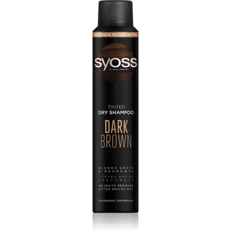 Syoss Dark Brown sampon uscat pentru parul inchis la culoare 200 ml