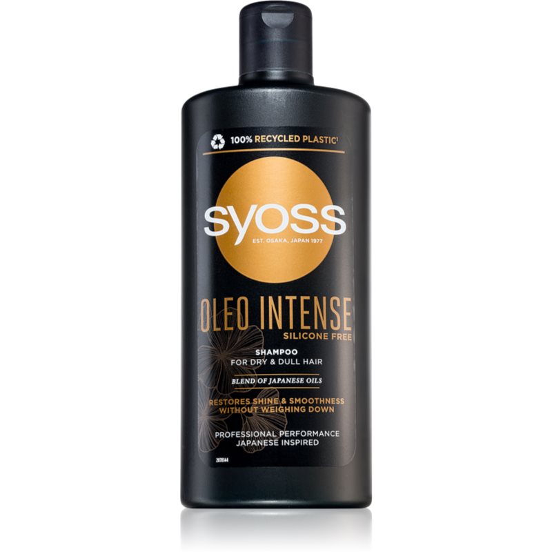 Syoss Intense Oleo șampon pentru un par stralucitor si catifelat 440 ml