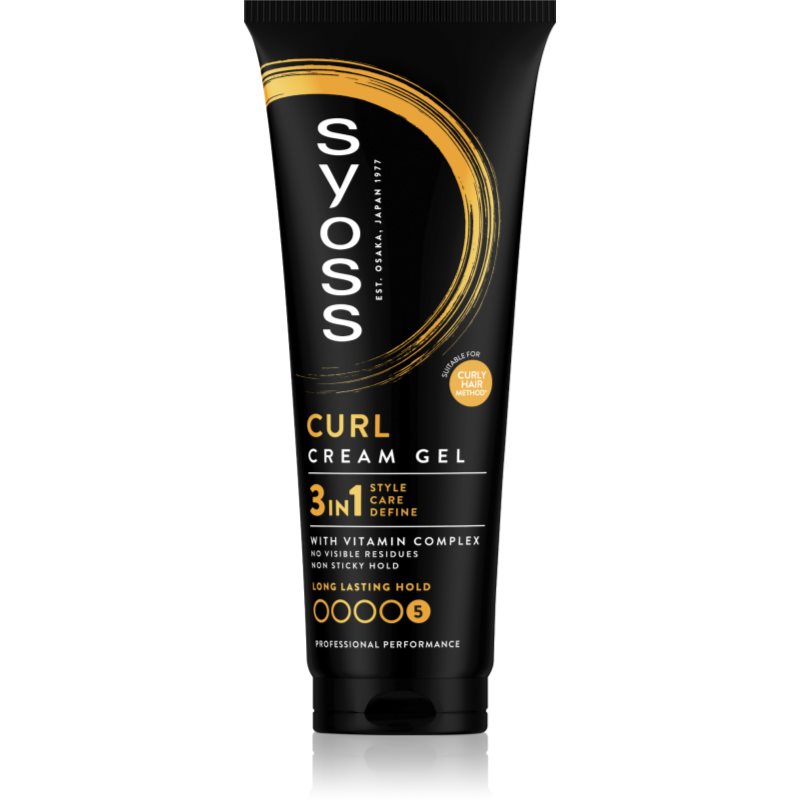 Syoss Curl Control cremă styling pentru definirea buclelor cu textura de gel 250 ml