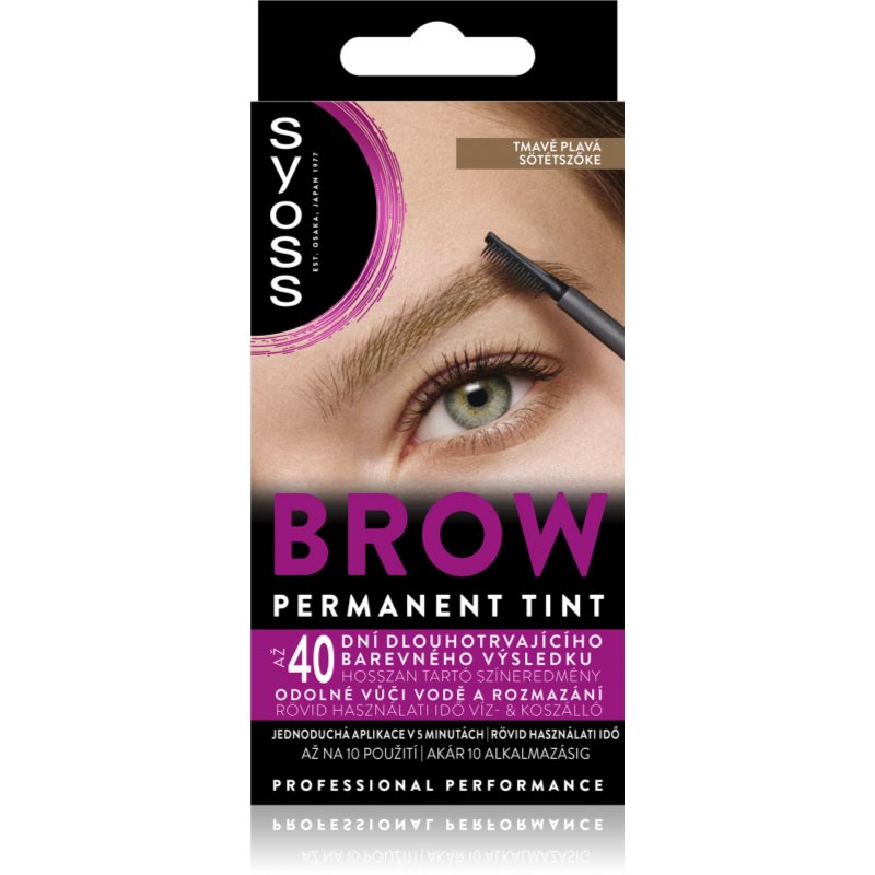 Syoss Brow Tint culoare pentru sprancene culoare Dark Blonde 10 ml