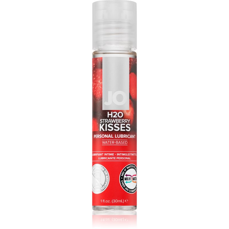 System JO H2O gel lubrifiant cu aromă Strawberry Kisses 30 ml