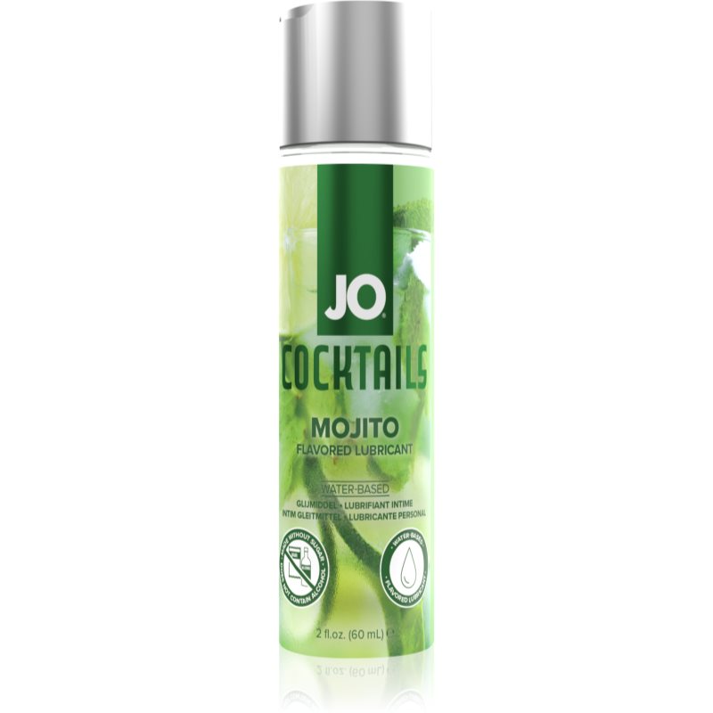 System JO H2O Cocktails Mojito gel lubrifiant cu aromă 60 ml