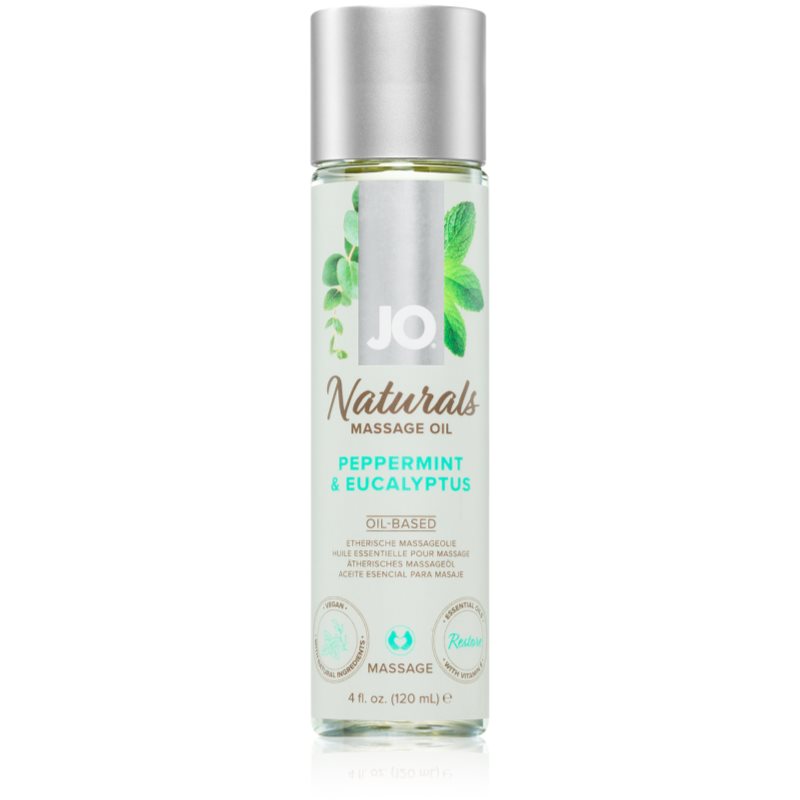 System JO NATURALS PEPPERMINT & EUCALYPTUS ulei de masaj