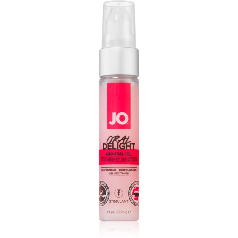 System JO ORAL DELIGHT AROUSAL STRAWBERRY gel stimulant 30 ml