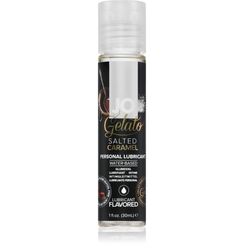 System JO Gelato gel lubrifiant cu aromă Salted Caramel 30 ml