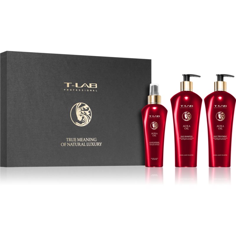 T-LAB Professional Aura Oil set cadou (pentru hranire si stralucire)