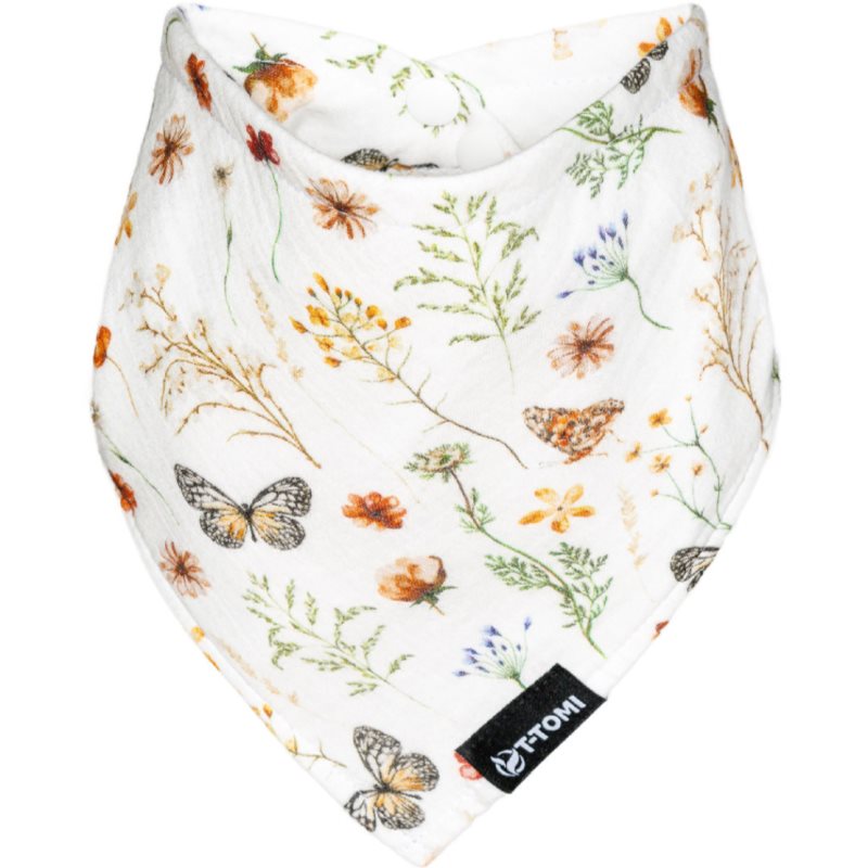 T-TOMI BIO Muslin Bib bavețică Meadow 30x45 cm