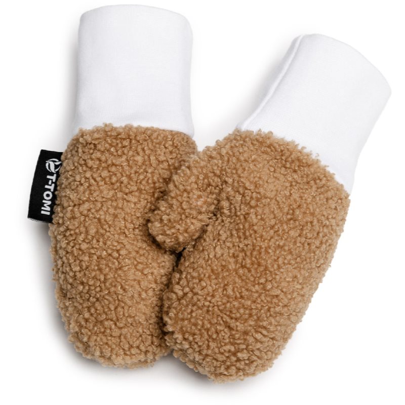 T-TOMI TEDDY Gloves Brown mănuși pentru nou-nascuti si copii