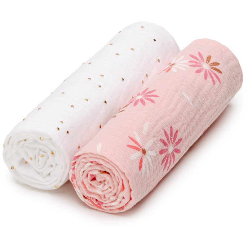 T-TOMI BIO Muslin Diapers scutece textile Lily 65x65 cm 2 buc