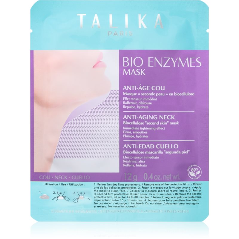 Talika Bio Enzymes Anti-Aging Neck Mask masca pentru celule cu efect de întărire 12 g