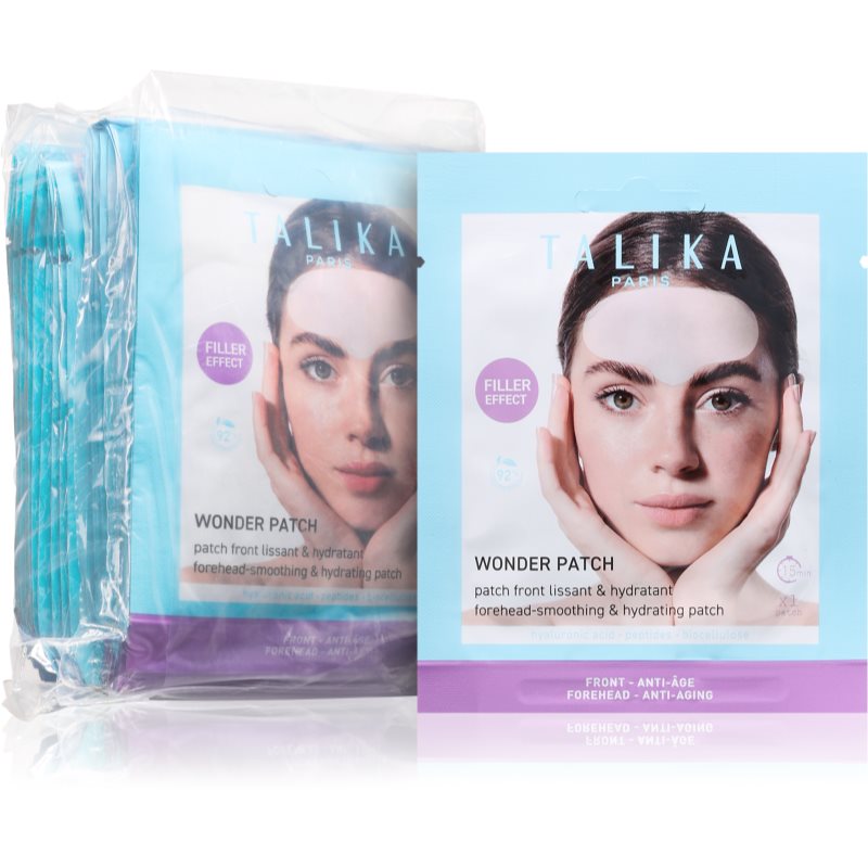 Talika Wonder Patch Forehead mască textilă pentru contururile faciale, cu efect de fermitate 30 buc