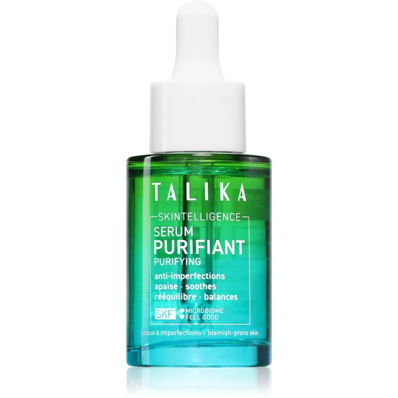 Talika Skintelligence Purifying Serum ser de curățare dezintoxifiant impotriva imperfectiunilor pielii cauzate de acnee 30 ml