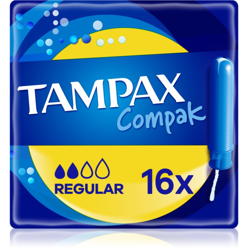 Tampax Compak Regular tampoane cu aplicator 16 buc