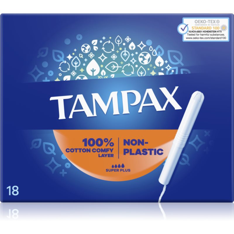 Tampax Super Plus tampoane cu aplicator 18 buc