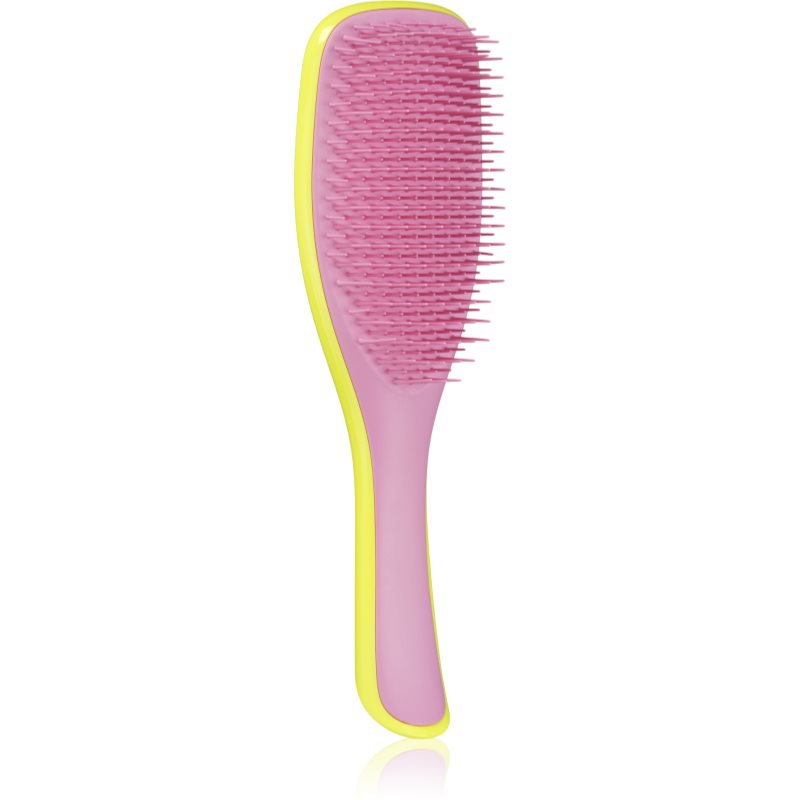 Tangle Teezer Ultimate Detangler Hyper Yellow Rosebud perie de tip paletă pentru toate tipurile de păr 1 buc