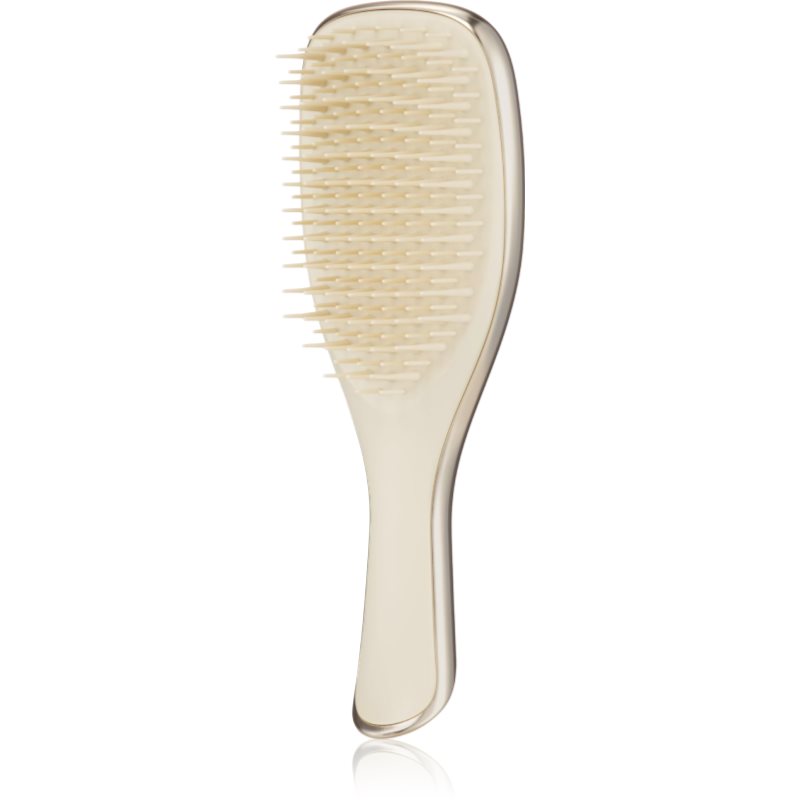 Tangle Teezer Detangler Mini Chrome Satin Pink pieptene pentru păr drept și ondulat pachet mini 1 buc