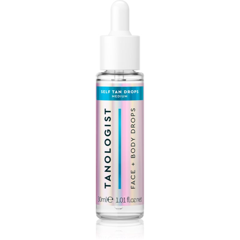 TANOLOGIST Self Tan Drops picaturi pentru bronzare pentru fata si corp culoare Medium 30 ml