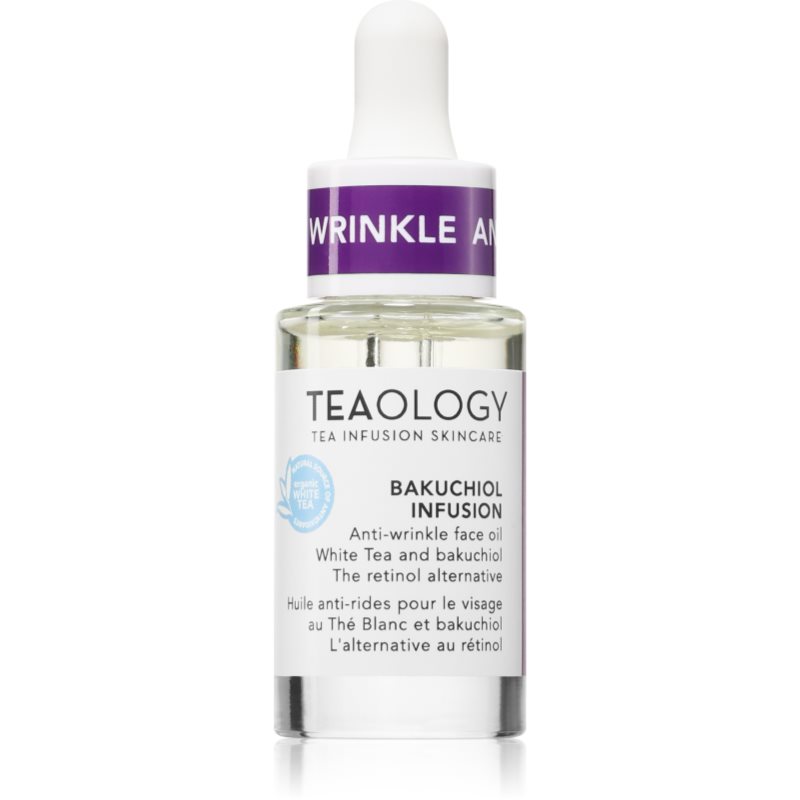 Teaology Bakuchiol Infusion Anti-wrinkle face oil ser facial de intinerire 15 ml