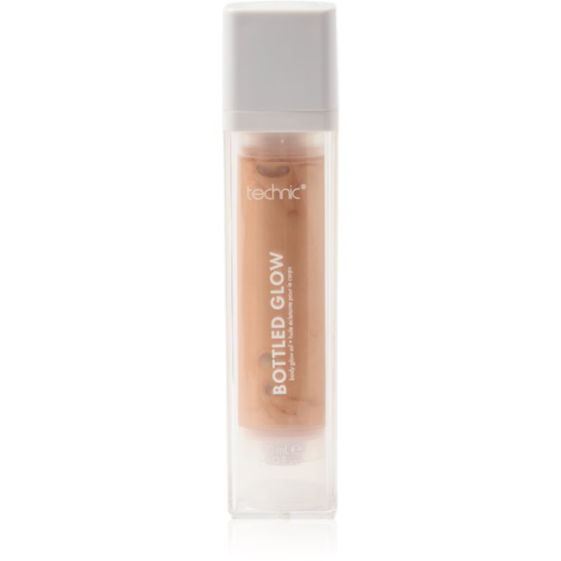 Technic Cosmetics Bottled Glow ulei bronzant strălucitor pentru corp culoare Sunset Bronze 50 ml