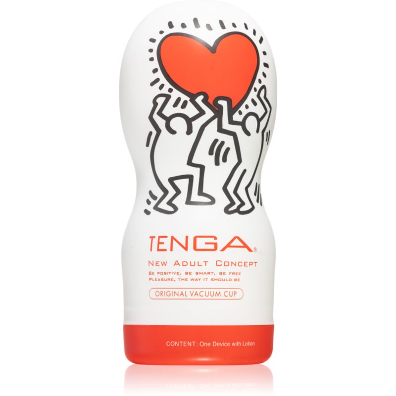 Tenga Keith Haring Original Vacuum Cup masturbator de unică folosință 15 cm