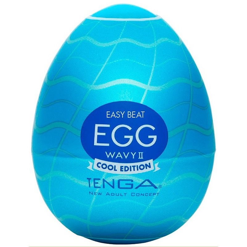 Tenga Egg Wavy II Cool Edition masturbator de unică folosință