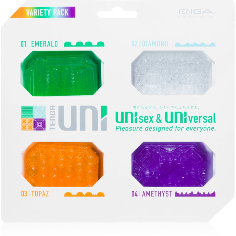 Tenga Uni Variety pack set de masturbatoare Amethyst