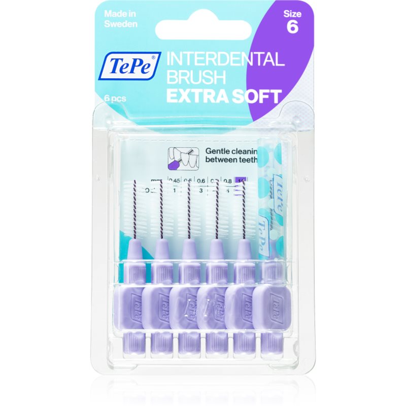 TePe Interdental Brush Extra Soft perie interdentara 1,1 mm 6 buc