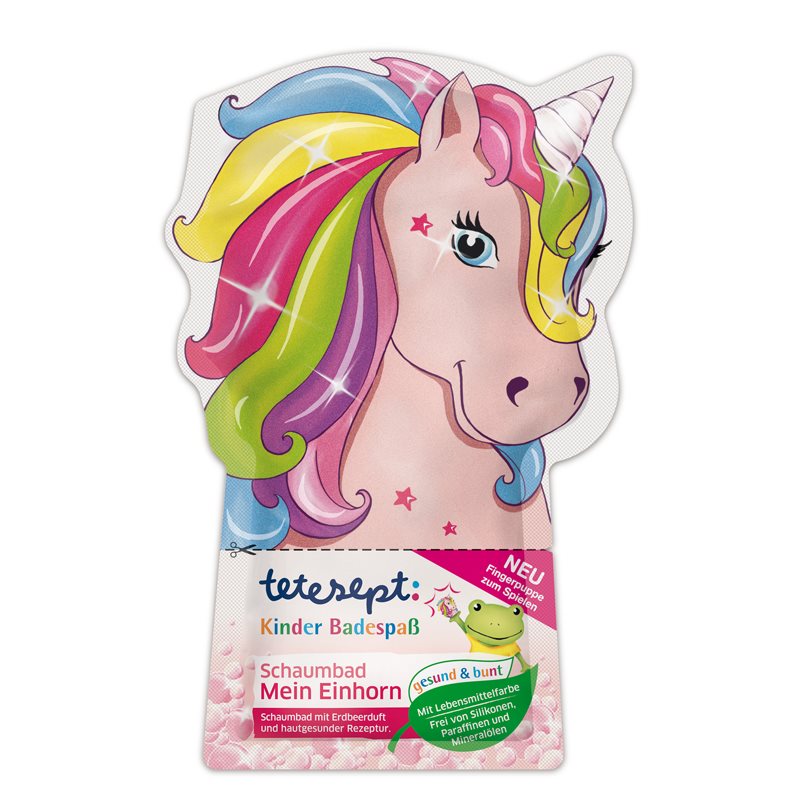 Tetesept Bath Unicorn spuma pentru spalat pentru copii