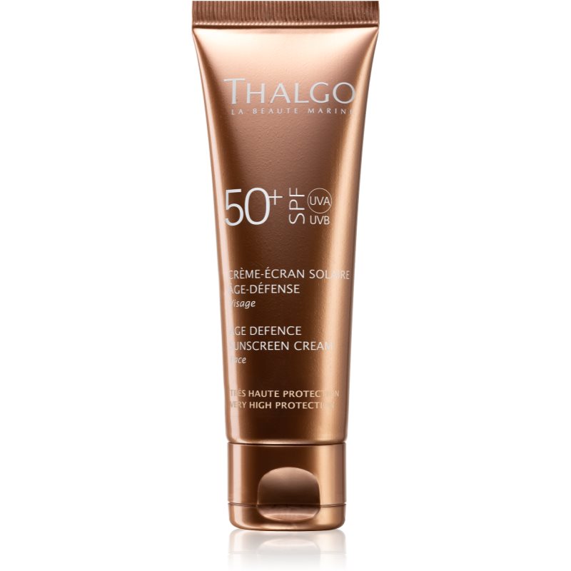 Thalgo Age Defence Sunscreen Cream Crema De Zi Regeneratoare - Intinerire Plaja Spf 50+ 50 Ml