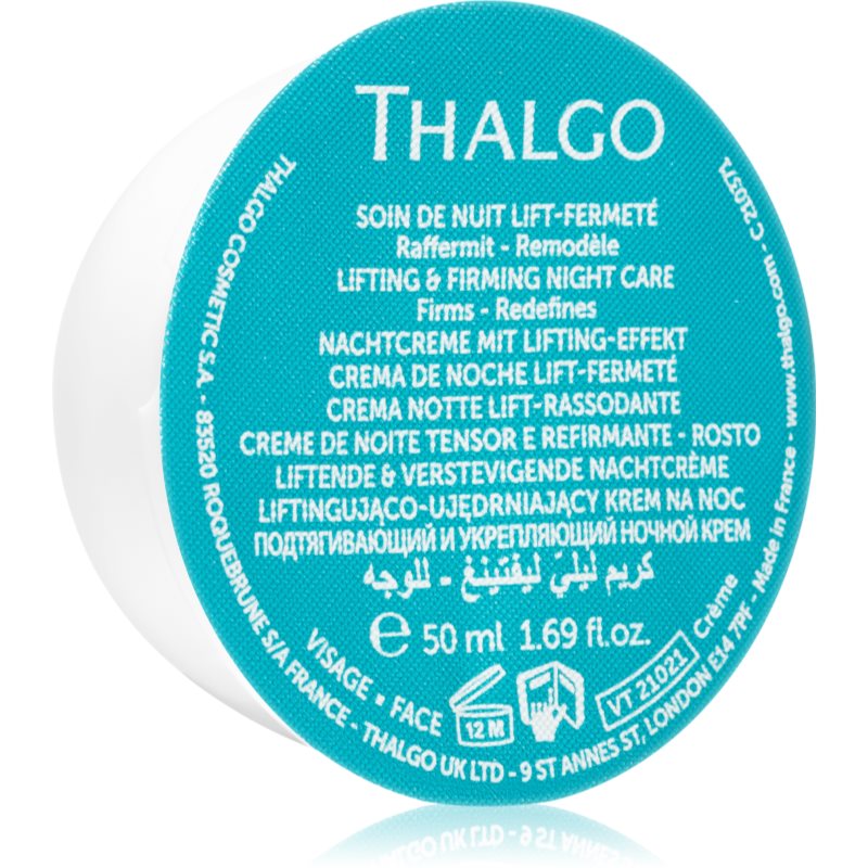 Thalgo Silicium Lifting And Firming Night Care Crema Lifting De Noapte Rezerva 50 Ml