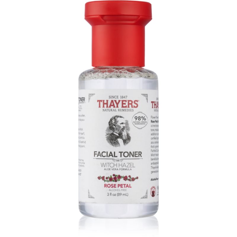 Thayers Mini Rose Petal Facial Toner tonic facial cu efect calmant fară alcool 89 ml