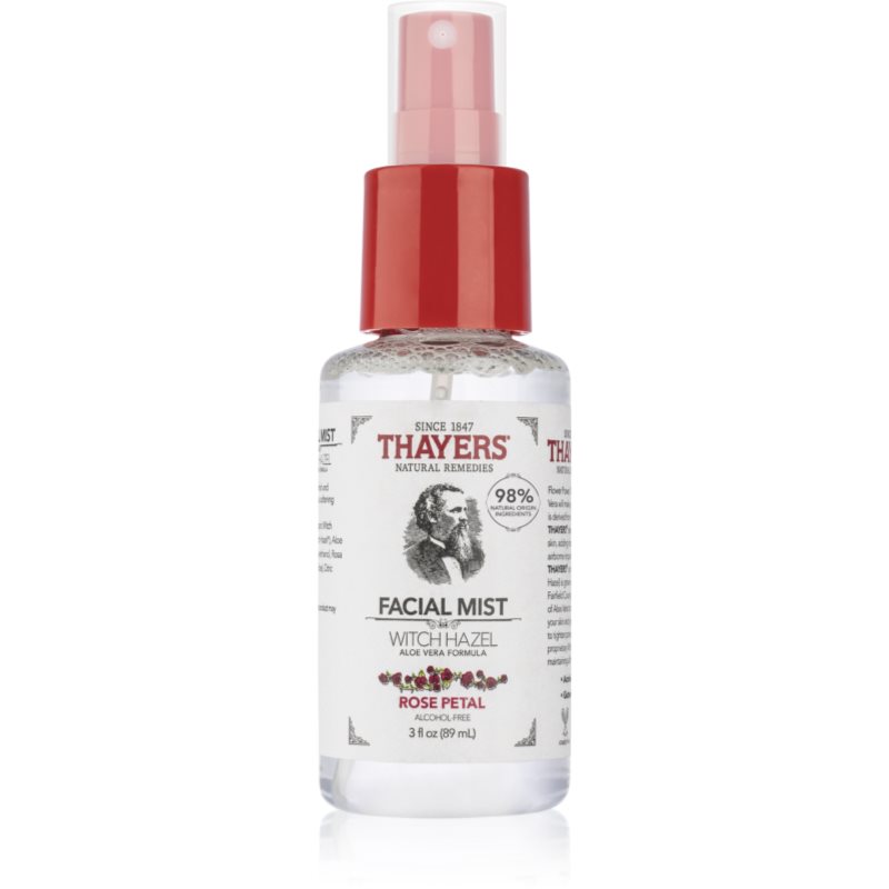 Thayers Mini Rose Petal Facial Mist Toner ceață facială tonică fară alcool