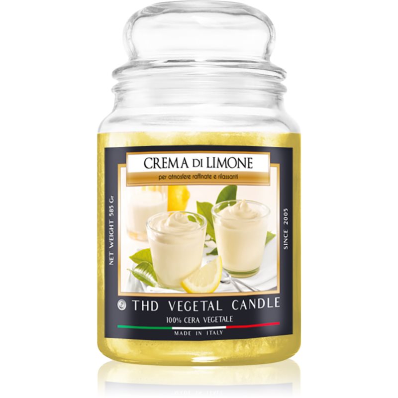 THD Italian Luxury Crema Di Limone lumânare parfumată 600 g