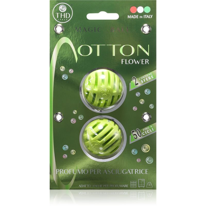THD Cotton Flower bile parfumate pentru uscătorul de rufe 2 buc