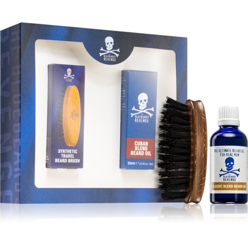 The Bluebeards Revenge Cuban Beard Grooming Kit Seturi pentru voiaj (pentru barba si mustata deasa si aspra)