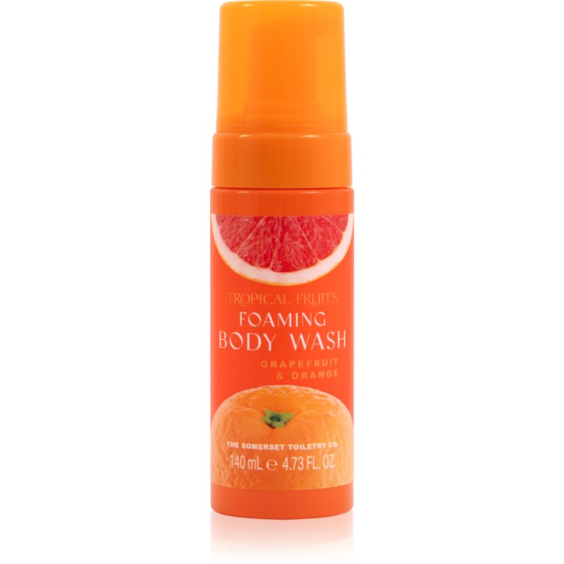The Somerset Toiletry Co. Tropical Fruits Grapefruit & Orange spuma de curatare pentru corp 140 ml The Somerset Toiletry Co. Tropical Fruits Grapefruit & Orange spuma de curatare pentru corp 140 ml