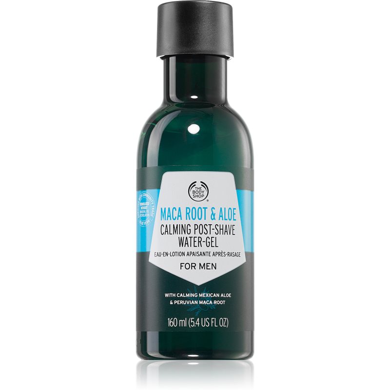 The Body Shop Maca Root & Aloe Calming Post-Shave Water Gel gel după bărbierit cu efect calmant 160 ml