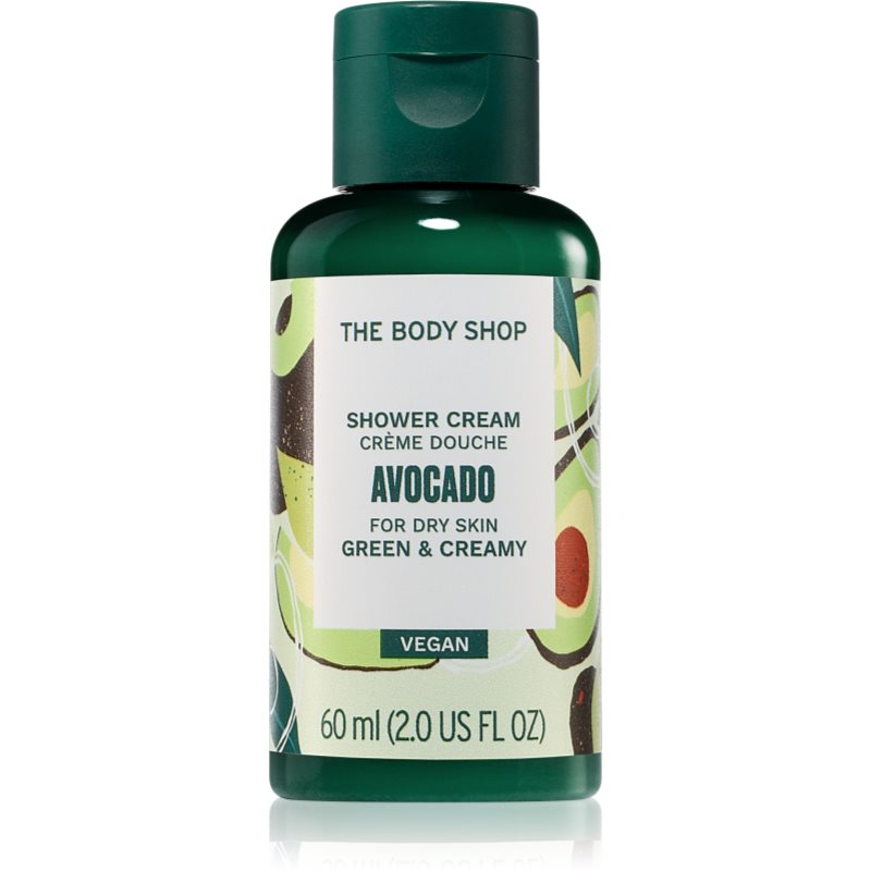 The Body Shop Avocado Shower Cream gel de dus hidratant cu avocado 60 ml