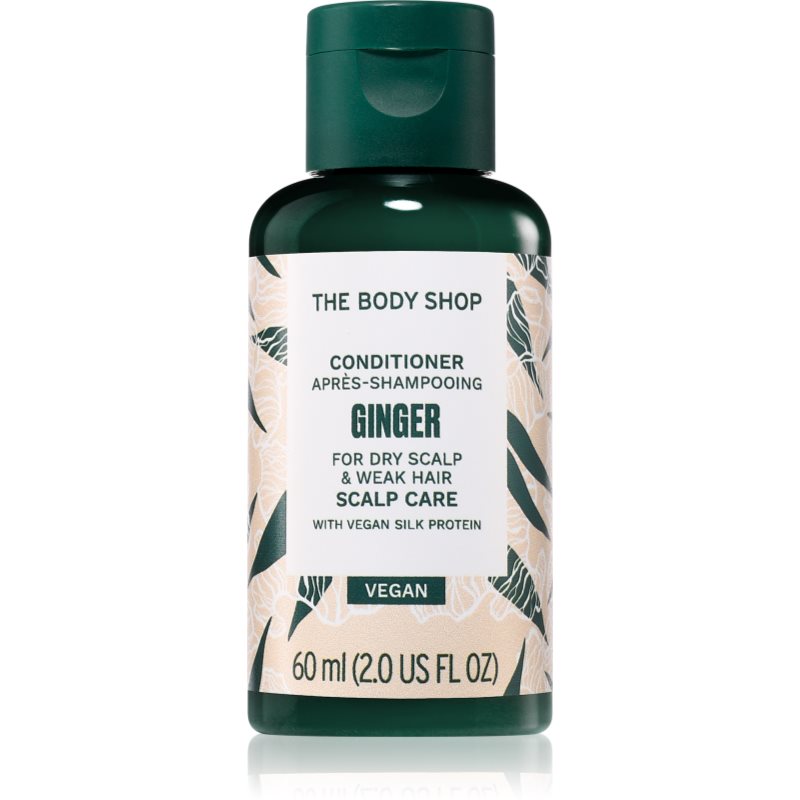 The Body Shop Ginger Conditioner balsam pentru păr uscat și fragil cu ghimbir 60 ml