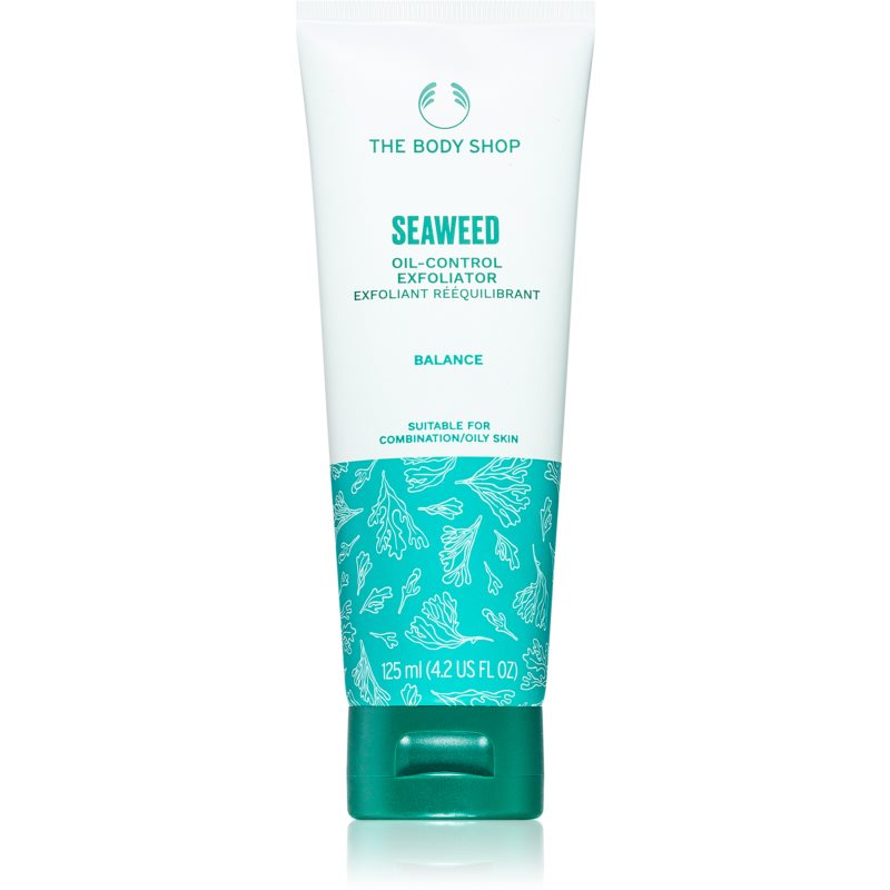 The Body Shop Seaweed Oil-Control Exfoliator gel exfoliant delicat cu efect exfoliant 125 ml