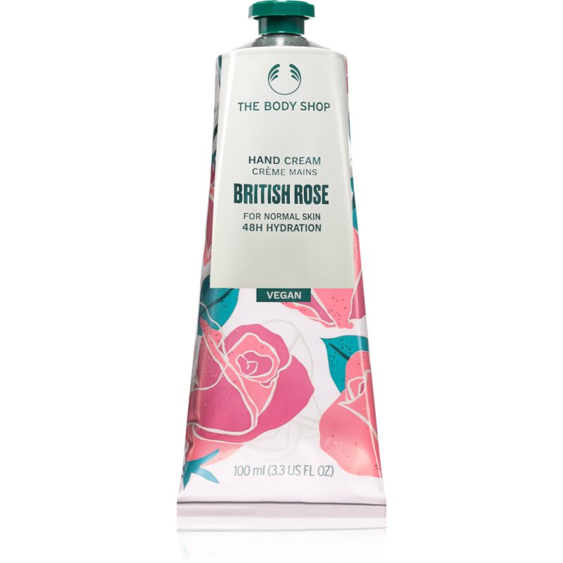 The Body Shop British Rose Hand Cream crema de maini hidratanta 100 ml