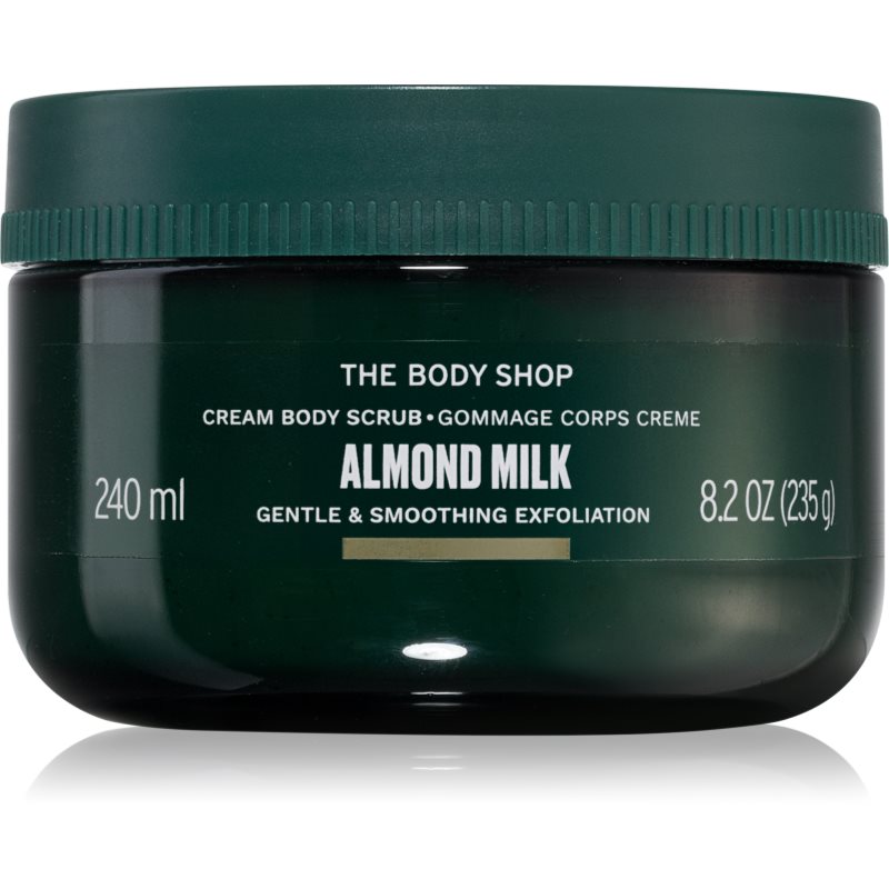 The Body Shop Almond Milk Body Scrub crema exfolianta cu lapte de migdale 240 ml