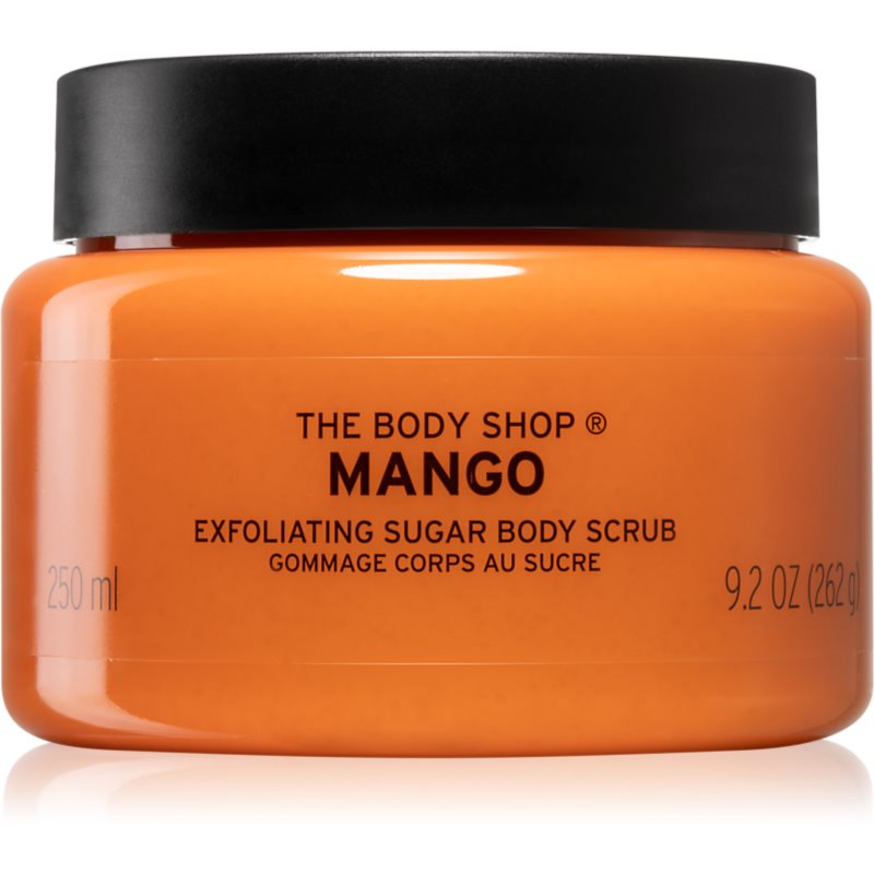 The Body Shop Mango Body Scrub peeling pentru corp cu efect revigorant cu ulei de mango 240 ml